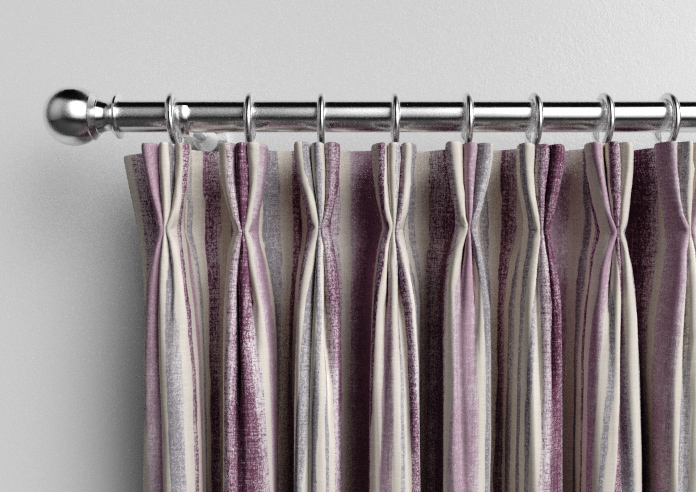 Guarda Stripe, Grape - Made to Measure Curtains - Image 11